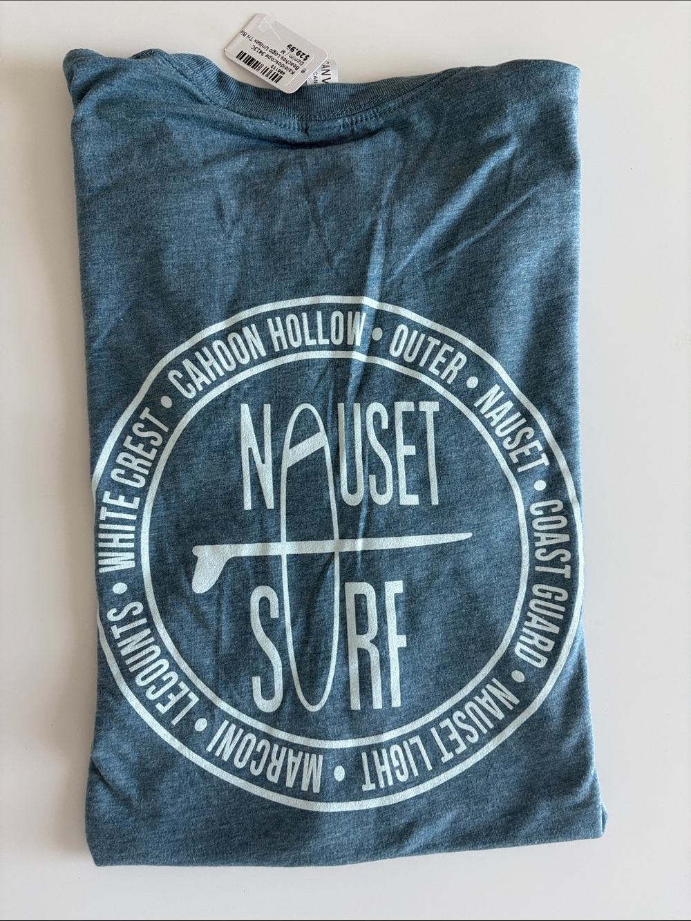 Bella Canvas Blue Nauset Surf Graphic Tee